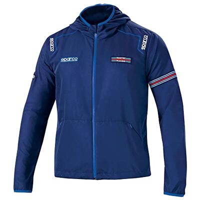 Sparco 02405MRBM5XXL, Martini Jacka, Blå, XXL Unisex Vuxen, Multifärg, 42/50 EU, Flerfärgad Sparco 02405MRBM5XXL, Martini Jacka, Blå, XXL Unisex Vuxen, Multifärg, 42/50 EU, Flerfärgad