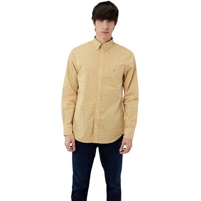 GANT REG POPLIN Gingham skjorta, Lönngul, 3XL GANT REG POPLIN Gingham skjorta, Lönngul, 3XL