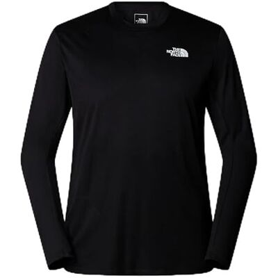 The North Face NF0A8BR2JK3 M L/S LIGHTRANGE T-shirt herr TNF svart storlek S, Svart Tnf, S The North Face NF0A8BR2JK3 M L/S LIGHTRANGE T-shirt herr TNF svart storlek S, Svart Tnf, S