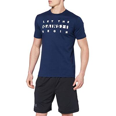 Under Armour Mfo Let The Gains Begin Ss kortärmad tröja Under Armour Mfo Let The Gains Begin Ss kortärmad tröja