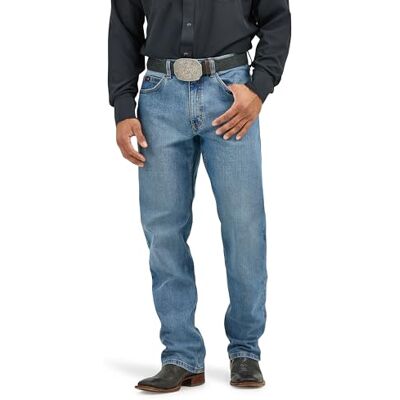 Wrangler herr Jeans 20X Competition Active Flex Relaxed Fit Jeans, Admiral Blue, 36W / 36L Wrangler herr Jeans 20X Competition Active Flex Relaxed Fit Jeans, Admiral Blue, 36W / 36L