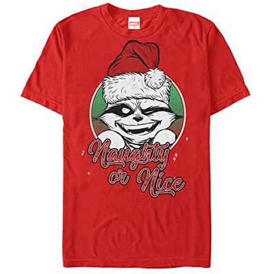 Marvel Unisex GOTG Classic-Rocket Greetings Organic Short Sleeve t-shirt, röd, S, röd, S Marvel Unisex GOTG Classic-Rocket Greetings Organic Short Sleeve t-shirt, röd, S, röd, S