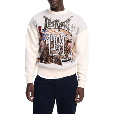 Desigual Sweat_Milton, 6006 sten, S, Brun, S Desigual Sweat_Milton, 6006 sten, S, Brun, S