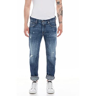 Replay herr jeans, Medium blå 009, 27W / 32L Replay herr jeans, Medium blå 009, 27W / 32L