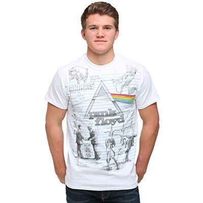 Liquid Blue Unisex T-shirt, Vitt, L Liquid Blue Unisex T-shirt, Vitt, L
