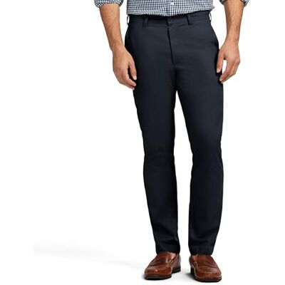Izod herr normal amerikansk chino platt framsida rak passform byxa, Marinblått Xsp, 40W X 30L Izod herr normal amerikansk chino platt framsida rak passform byxa, Marinblått Xsp, 40W X 30L
