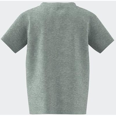 adidas Pojkar 3 Stripes Kortärmad T-shirt, Medium Grey Heather/White, 86 adidas Pojkar 3 Stripes Kortärmad T-shirt, Medium Grey Heather/White, 86