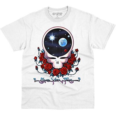 Liquid Blue Grateful Dead Space Face vit T-shirt Liquid Blue Grateful Dead Space Face vit T-shirt