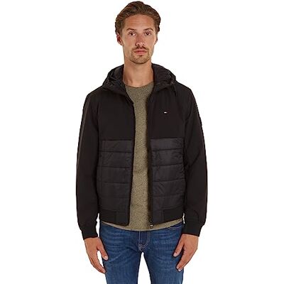 Tommy Hilfiger CL MIX MEDIA HUVJACKA, Svart, XXL Tommy Hilfiger CL MIX MEDIA HUVJACKA, Svart, XXL