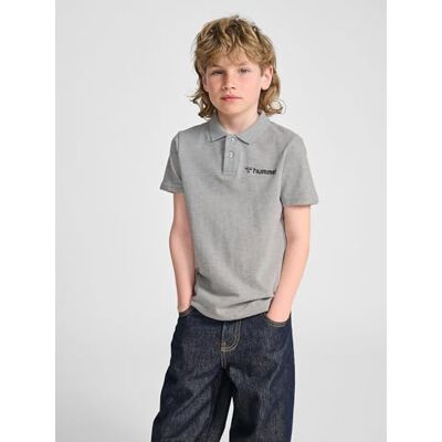 hummel Mover Cotton pikétröja barn – klassisk pikétröja pojkar och flickor – unisex t-shirt med ribbkrage – skjorta för sport och vardag – av bomull/polyester – normal passform hummel Mover Cotton pikétröja barn – klassisk pikétröja pojkar och flickor – unisex t-shirt med ribbkrage – skjorta för sport och vardag – av bomull/polyester – normal passform