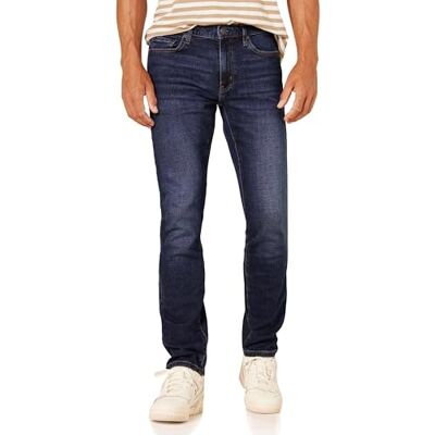 Amazon Essentials Men's Jeans smal passform, Mörkblå vintage, 36W / 30L Amazon Essentials Men's Jeans smal passform, Mörkblå vintage, 36W / 30L