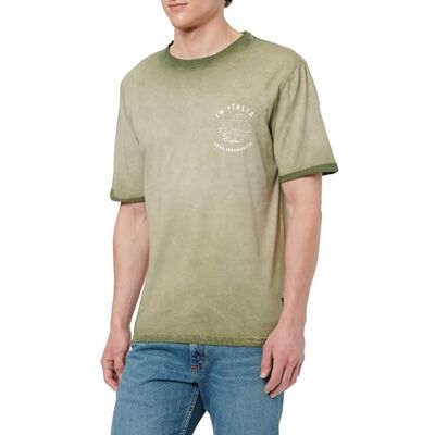KEY LARGO KEYLARGO T-shirt för män MT KLPAZZO rund, Sage Green (1537), XL KEY LARGO KEYLARGO T-shirt för män MT KLPAZZO rund, Sage Green (1537), XL