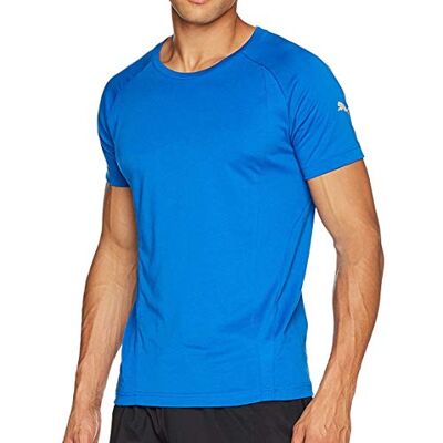 PUMA Evostripe basic t-shirt för män Lapis Blå L PUMA Evostripe basic t-shirt för män Lapis Blå L
