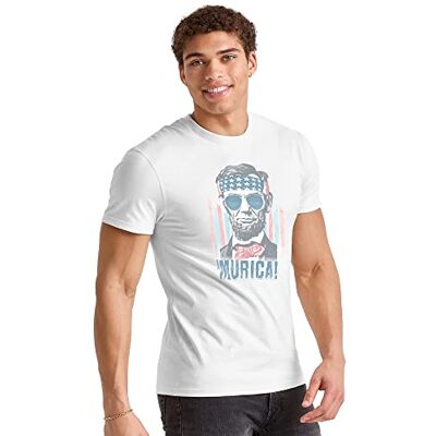 Hanes kortärmad grafisk t-shirt-kollektion för män., 3XL Hanes kortärmad grafisk t-shirt-kollektion för män., 3XL