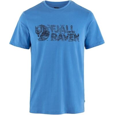 Fjällräven FJALLRAVEN 12600219-525 Lush Logo T-shirt M T-shirt herr en blå storlek XL, En blå, XL Fjällräven FJALLRAVEN 12600219-525 Lush Logo T-shirt M T-shirt herr en blå storlek XL, En blå, XL