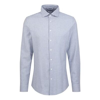 Seidensticker Slim Fit långärmad skjorta för män, blå, 40 SE Seidensticker Slim Fit långärmad skjorta för män, blå, 40 SE
