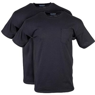 Gildan T-shirt för män, Svart, L Gildan T-shirt för män, Svart, L