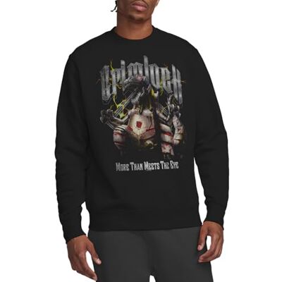 Transformers Grimlock Heavy Metal Unisex Sweatshirt, Svart, Svart, XL Transformers Grimlock Heavy Metal Unisex Sweatshirt, Svart, Svart, XL