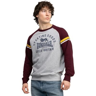 Lonsdale Bregis sweatshirt M, GRÅ, M Lonsdale Bregis sweatshirt M, GRÅ, M