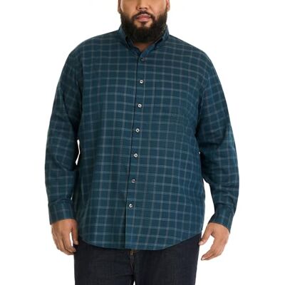Van Heusen herr stor och hög resenär stretch ej järn långärmad skjorta knapp Van Heusen herr stor och hög resenär stretch ej järn långärmad skjorta knapp