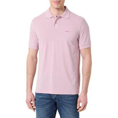Boss Polo för män, Ljus/Pastel lila 539, S Boss Polo för män, Ljus/Pastel lila 539, S