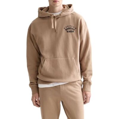 Scotch & Soda främre baksida konstverk avslappnad passform tröja med huva, Amp 230, XL Scotch & Soda främre baksida konstverk avslappnad passform tröja med huva, Amp 230, XL