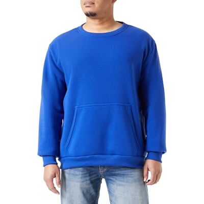 Colina Stickad tröja för män med rund hals polyester mörk turkos storlek XL, Mörk turkos, XL Colina Stickad tröja för män med rund hals polyester mörk turkos storlek XL, Mörk turkos, XL