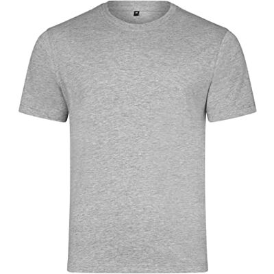 HRM herr tung lyx rund hals t-shirt I Fair Trade t-shirt herr med rund hals I hållbar och tillverkad av 100% ekologisk bomull, Gråmelerad, XL HRM herr tung lyx rund hals t-shirt I Fair Trade t-shirt herr med rund hals I hållbar och tillverkad av 100% ekologisk bomull, Gråmelerad, XL
