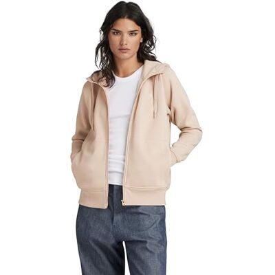G-STAR RAW Premium Core 2.1 Thru sweatshirt med huva, Beige (Moonlight D22727-c235-g287), XXS G-STAR RAW Premium Core 2.1 Thru sweatshirt med huva, Beige (Moonlight D22727-c235-g287), XXS