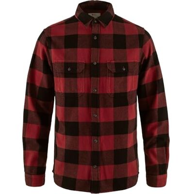 Fjällräven Övik tung flanellskjorta, Röd-svart, XXL Fjällräven Övik tung flanellskjorta, Röd-svart, XXL