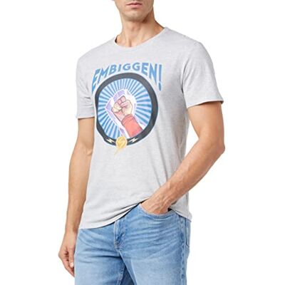 Marvel UXMISSMTS008 T-shirt, grå melange, L herr, Melange grå, L Marvel UXMISSMTS008 T-shirt, grå melange, L herr, Melange grå, L