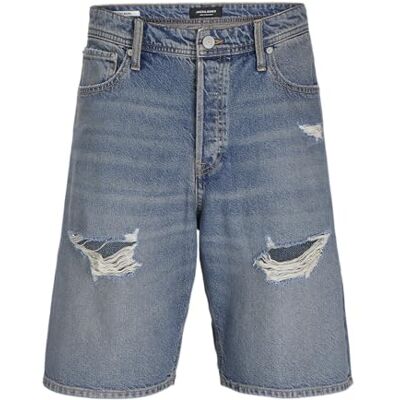 JACK & JONES Jjialex Jjoriginal shorts Sq 073, Blå denim, S JACK & JONES Jjialex Jjoriginal shorts Sq 073, Blå denim, S