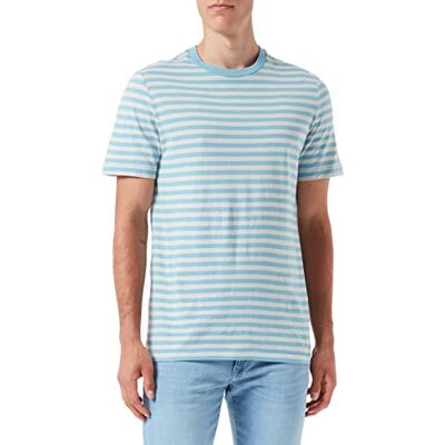 s.Oliver T-shirt för män, Turkosblå, S s.Oliver T-shirt för män, Turkosblå, S