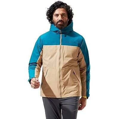 Berghaus Deluge Pro 2.0 isolerad vattentät skaljacka för män, Kelp/Djupt hav, XS Berghaus Deluge Pro 2.0 isolerad vattentät skaljacka för män, Kelp/Djupt hav, XS