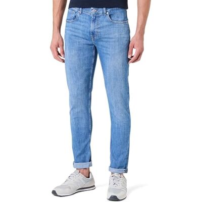 7 For All Mankind herr slimmy Tapered Jazz Age jeans, Mittblå, 29W DE 7 For All Mankind herr slimmy Tapered Jazz Age jeans, Mittblå, 29W DE