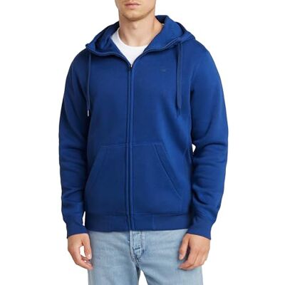 G-STAR RAW Premium Core Huvtröja, Blå (Pilot D16122-c235-1235), S G-STAR RAW Premium Core Huvtröja, Blå (Pilot D16122-c235-1235), S