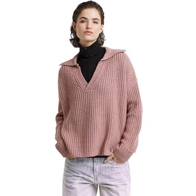 G-STAR RAW Tung stickad lös pikétröja, Flerfärgad (Lt Berry Mist Melange D25220-d890-g859), XS G-STAR RAW Tung stickad lös pikétröja, Flerfärgad (Lt Berry Mist Melange D25220-d890-g859), XS