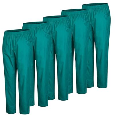 MISEMIYA 5-pack Unisex Sanitär Midja Elastisk Midja Sanitetsbyxor 5-8312, grön, XL MISEMIYA 5-pack Unisex Sanitär Midja Elastisk Midja Sanitetsbyxor 5-8312, grön, XL