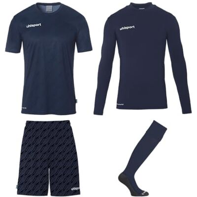 uhlsport fotboll unisex målvaktsset – progressivt trikåset – komplett målvaktsset bestående av skjorta, baselayer, byxor och stativ – tröjset för barn och vuxna uhlsport fotboll unisex målvaktsset – progressivt trikåset – komplett målvaktsset bestående av skjorta, baselayer, byxor och stativ – tröjset för barn och vuxna