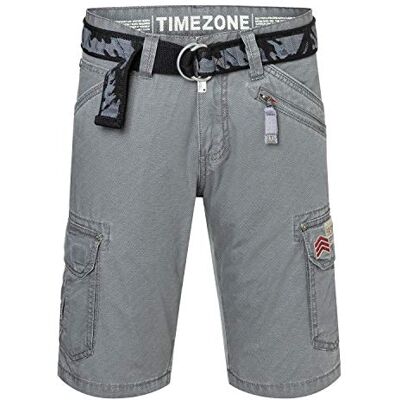 Timezone Regular Rykertz Shorts för herr, Transparent grå, 26 Timezone Regular Rykertz Shorts för herr, Transparent grå, 26