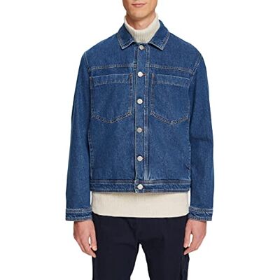 ESPRIT Herr 013EE2G307 jacka, 901/BLUE Dark WASH, M, 901/blå mörk tvätt, M ESPRIT Herr 013EE2G307 jacka, 901/BLUE Dark WASH, M, 901/blå mörk tvätt, M