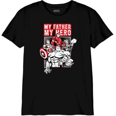 Marvel T-shirt för pojkar, svart, 8 �r Marvel T-shirt för pojkar, svart, 8 �r