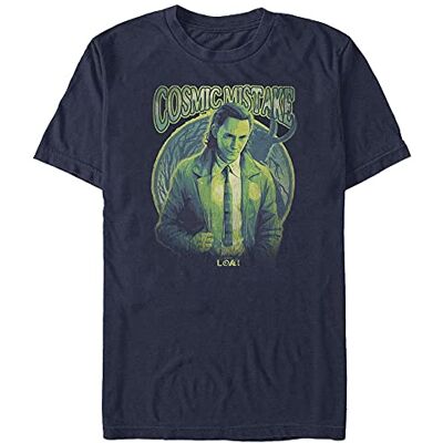 Marvel Unisex Loki-Cosmicalloki Wrong ekologisk kortärmad t-shirt, marinblå, L, Marinblå, L Marvel Unisex Loki-Cosmicalloki Wrong ekologisk kortärmad t-shirt, marinblå, L, Marinblå, L