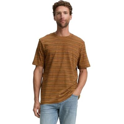 TOM TAILOR 1047810 T-shirt, 38631 Deep Cognac Yarn Dye Stripe, XL för män, 38631 Deep Cognac Yarn Dye Stripe, XL TOM TAILOR 1047810 T-shirt, 38631 Deep Cognac Yarn Dye Stripe, XL för män, 38631 Deep Cognac Yarn Dye Stripe, XL