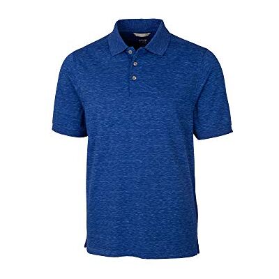 Cutter & Buck Fördel Polo Space Dye skjorta för män, Mörk tour blå, XXL Cutter & Buck Fördel Polo Space Dye skjorta för män, Mörk tour blå, XXL