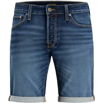 JACK & JONES Denimshorts för män, BLÅ, 30 JACK & JONES Denimshorts för män, BLÅ, 30