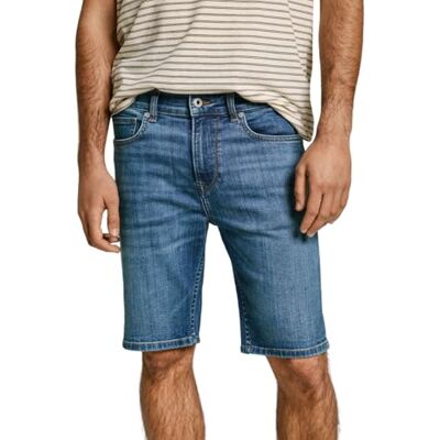 Pepe Jeans herr slim shorts shorts shorts blå (denim – EE5), 28, Blå (denim Ee5), 28W Pepe Jeans herr slim shorts shorts shorts blå (denim – EE5), 28, Blå (denim Ee5), 28W