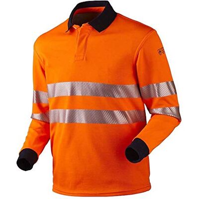 J.A.K. 121160704 serie 12116 50% polyester/39% modakryl/10% viskos/1% negastat poloshirt, orange, XL storlek J.A.K. 121160704 serie 12116 50% polyester/39% modakryl/10% viskos/1% negastat poloshirt, orange, XL storlek