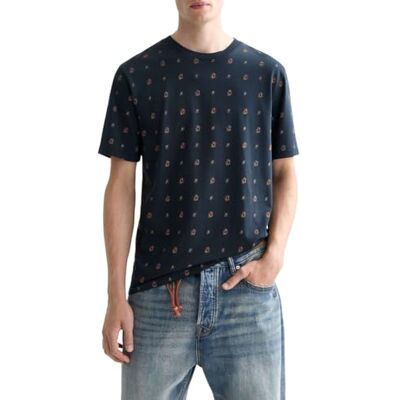 Scotch & Soda All Over Print T-shirt, Cosmic Sky Ditsy Carbon 001, XXL Scotch & Soda All Over Print T-shirt, Cosmic Sky Ditsy Carbon 001, XXL