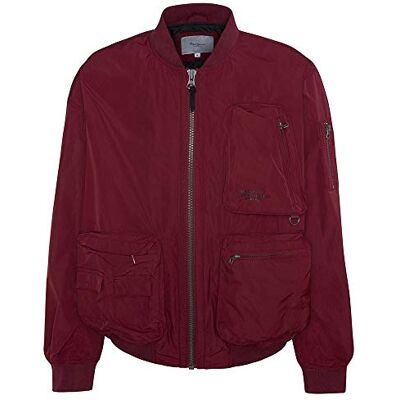 Pepe Jeans Herr quiltad jacka Andy, 297merlot, S Pepe Jeans Herr quiltad jacka Andy, 297merlot, S